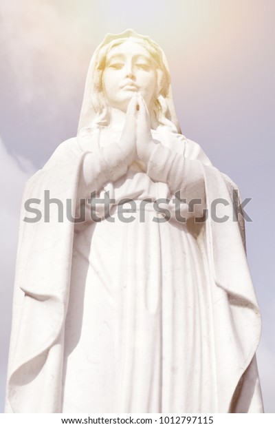 Virgin Mary Praying Holy Mother Mary Stock Photo Edit Now - 