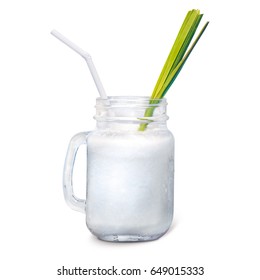 Virgin Pina Colada Isolated On A White Background