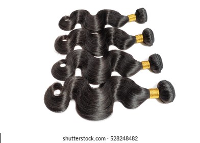 Body Wave Black Human Hair Weaves Stock Photo Shutterstock