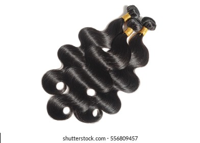 virgin remy body wave black human hair weave extensions