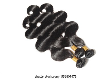 Virgin Remy Body Wave Black Human Hair Weave Extensions