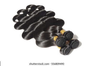 Virgin Remy Body Wave Black Human Hair Weave Extensions