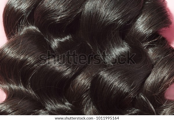Virgin Remy Loose Spiral Black Human Stock Photo Edit Now 1011995164