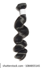 Virgin remy loose wave black human hair weaves extensions bundles