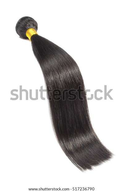Virgin remy straight long black human hair weave\
extensions bundles 