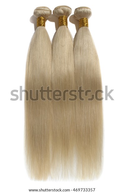 \
virgin silky straight blonde human hair  extensions\
