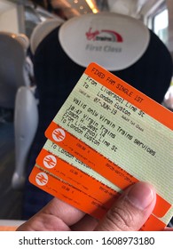 Virgin Train Ticket From London To Liverpool, June 2019