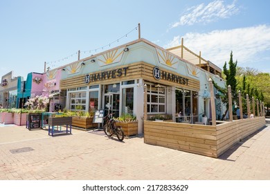 Virginia Beach, VA, USA - June 22, 2022: Photo Of Harvest Restaurant On Virginia Beach