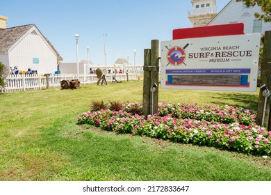 Virginia Beach, VA, USA - June 22, 2022: Virginia Beach Surf And Rescue Museum