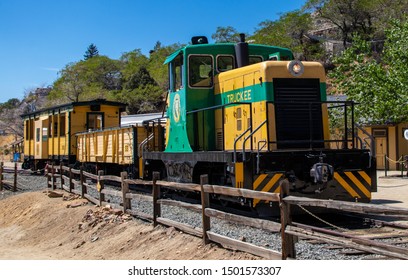 Virginia City, Nevada / USA - 09/09/19: A Train From The Virginia And Truckee Railroad Line