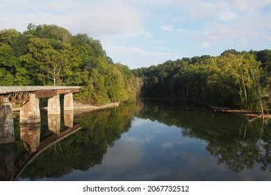 Virginia Creeper National Recreation Trail, Near Alvarado, Virginia, Over Holston River