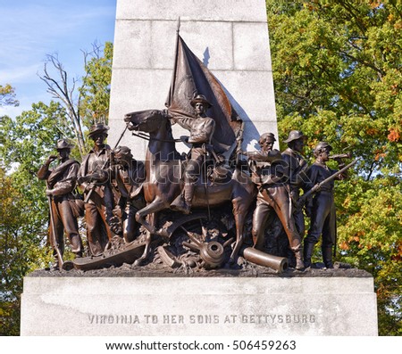 Virginia Memorial at Gettysburg.