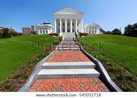The Virginia State Capitol Building in Richmond