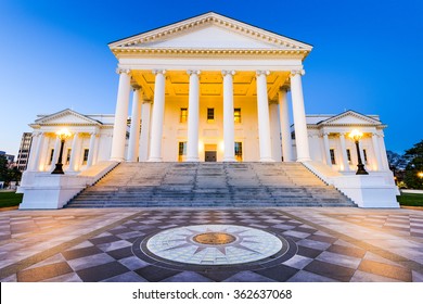 Virginia State Capitol in Richmond, Virginia, USA.