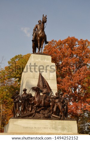 The Virginia State Monument at Gettysburg National Military Park, Gettysburg, Pennsylvania