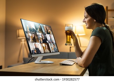 Virtual Beer Drink Online Party Using Computer