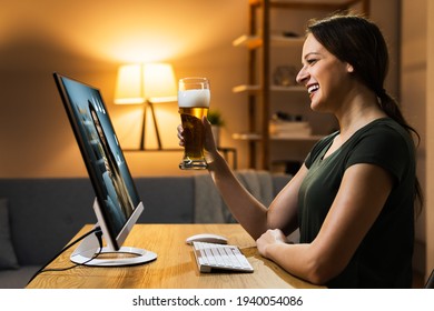 Virtual Beer Drink Online Party Using Computer