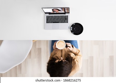 Virtual Coffee Break Online Video Conference Call