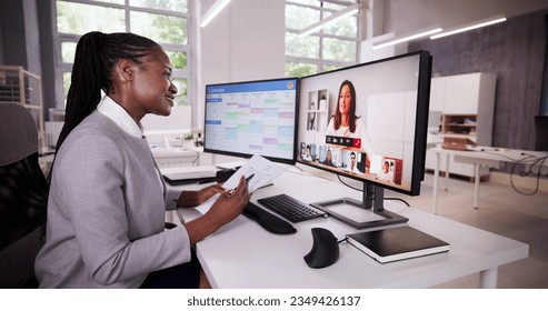 Virtual Job Interview Webcast Using Online Video Conference