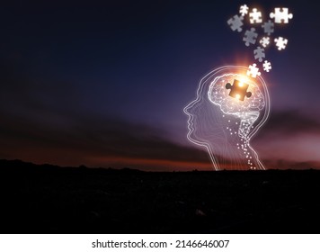 Virtual People with Neuron Symbols in The Brain
Concepts of Brainstorming, Discovering Innovation Creativity
Memory Loss Dementia Alzheimer's Disease Strengthen The Wear and Mental Health