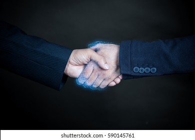 Virtual and realistic cooperation, graphic design of science and technology. - Powered by Shutterstock