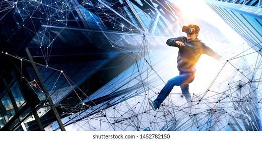 Virtual reality experience. Technologies of the future.