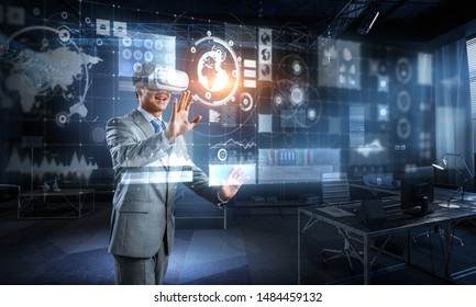 Virtual reality experience. Technologies of the future.