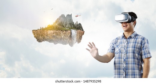Virtual reality experience. Technologies of the future.