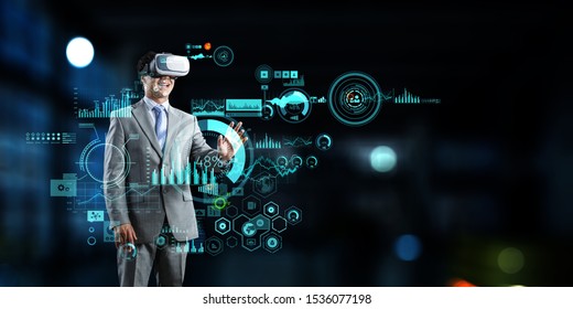 Virtual reality experience. Technologies of the future.