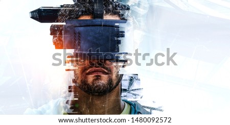 Virtual reality experience. Technologies of the future.