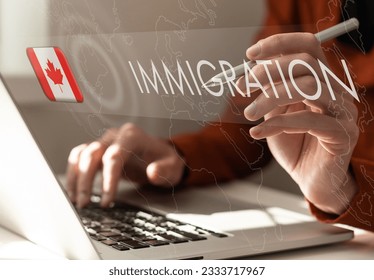 virtual screen with emigration to Canada