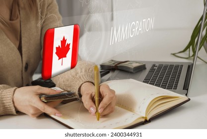 virtual screen with emigration to Canada