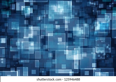 Virtual technology space background