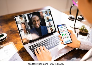 Virtual Telework Webinar And Learning Presentation Conference