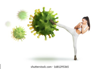 Virus attack; defend from the virus concept;  - Shutterstock ID 1681295365