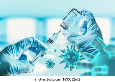 Virus Vaccine. Development Of Vaccines Against Coronavirus.