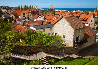 Visby City At Gotland, Sweden