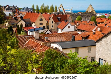 Visby City At Gotland, Sweden