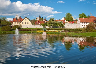 Visby City At Gotland, Sweden