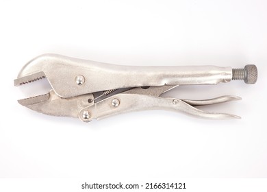 Vise Grip Isolated On White Background.