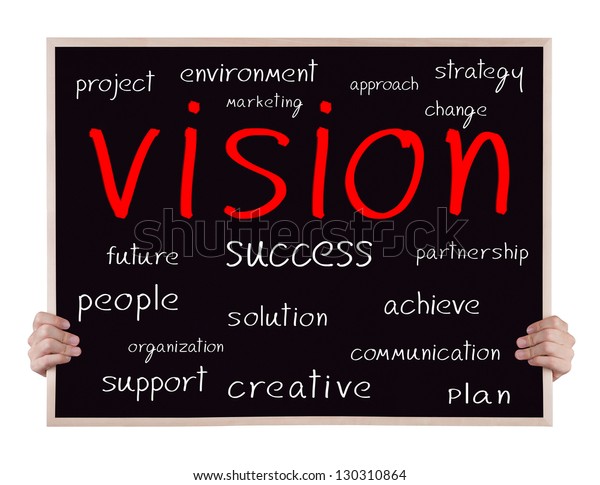 Vision Other Related Words Handwritten On Stock Photo 130310864 ...