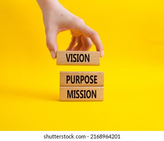 Vision Purpose Mission Symbol Concept Word Stock Photo 2168964201 ...