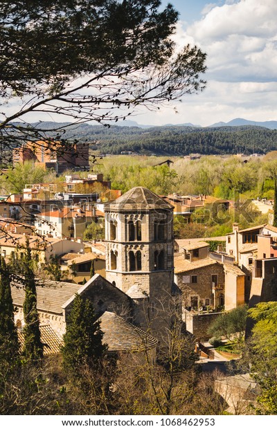 Visit Girona Spain Old Town Game Stock Photo Edit Now 1068462953