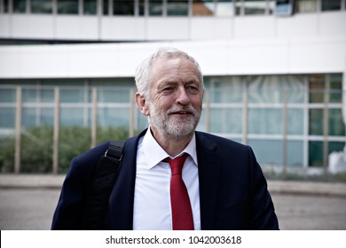 Visit of Jeremy Corbyn, Leader of the British Labour Party and Leader of the British Opposition, to the European Commission in Brussels, Belgium on Jul. 13, 2017.