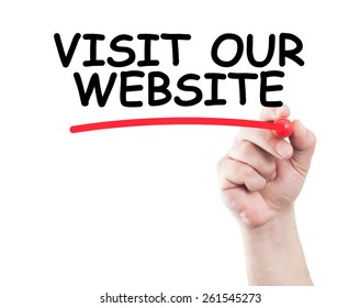 how to say please visit our website
