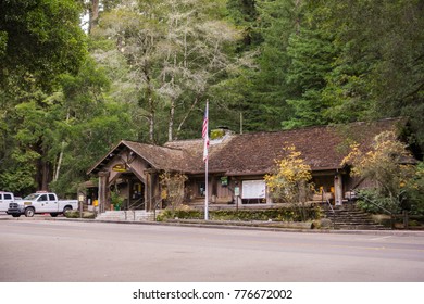 Visitor Center At Big Basin State Park, Santa Cruz Mountains, San Francisco Bay, California