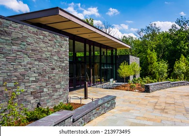 The Visitor Center at Cylburn Arboretum, Baltimore, Maryland.