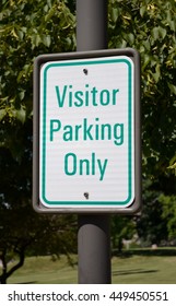 Visitor Parking Only Sign