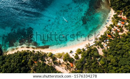 Vista Aeria Playa Cristal, Tayrona Park Stock photo © 