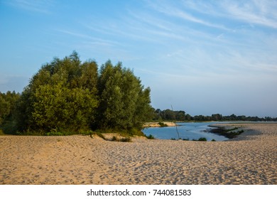 Vistula River Near Warsaw, Poland